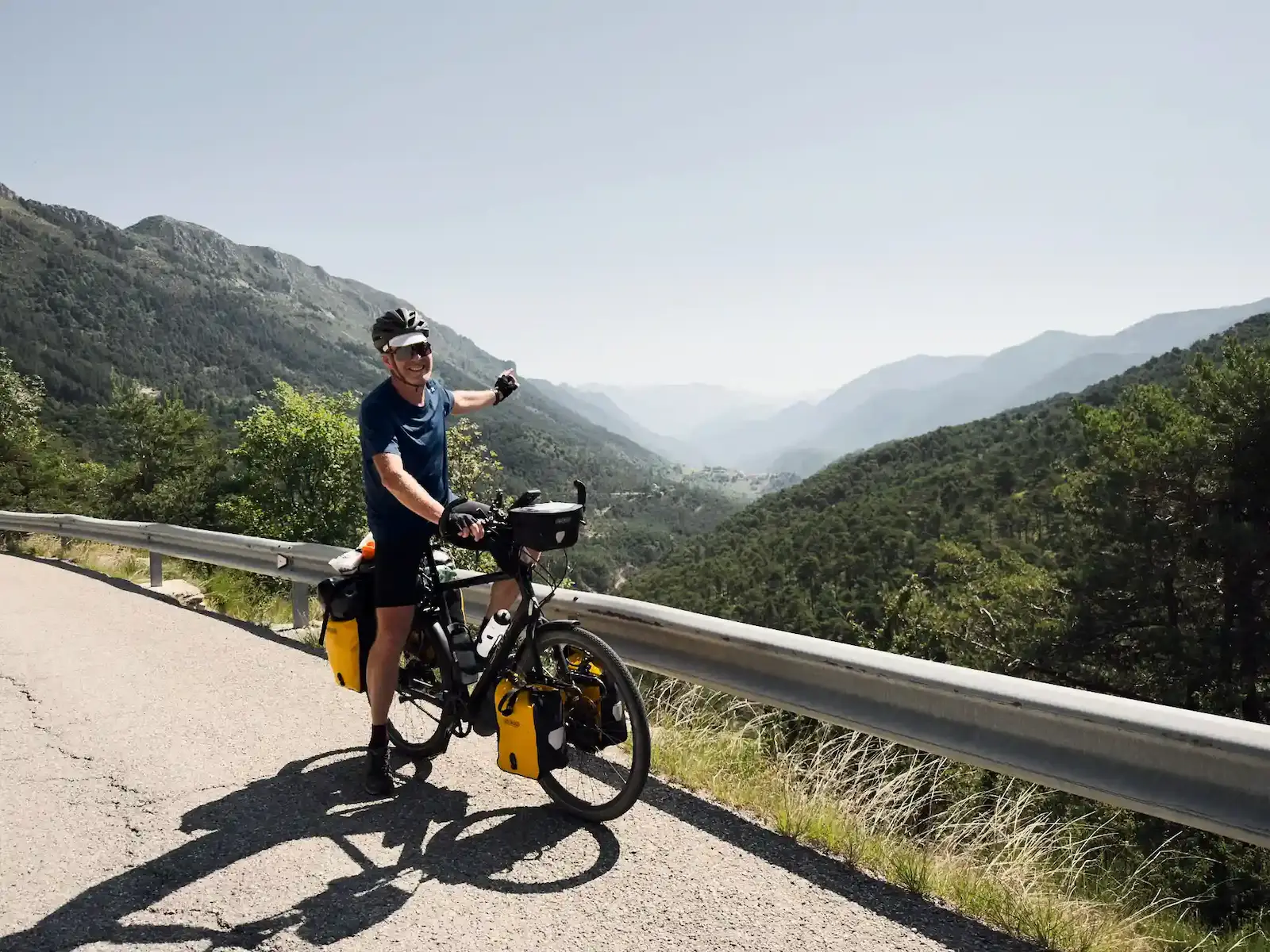 Cees in de Franse Alpen